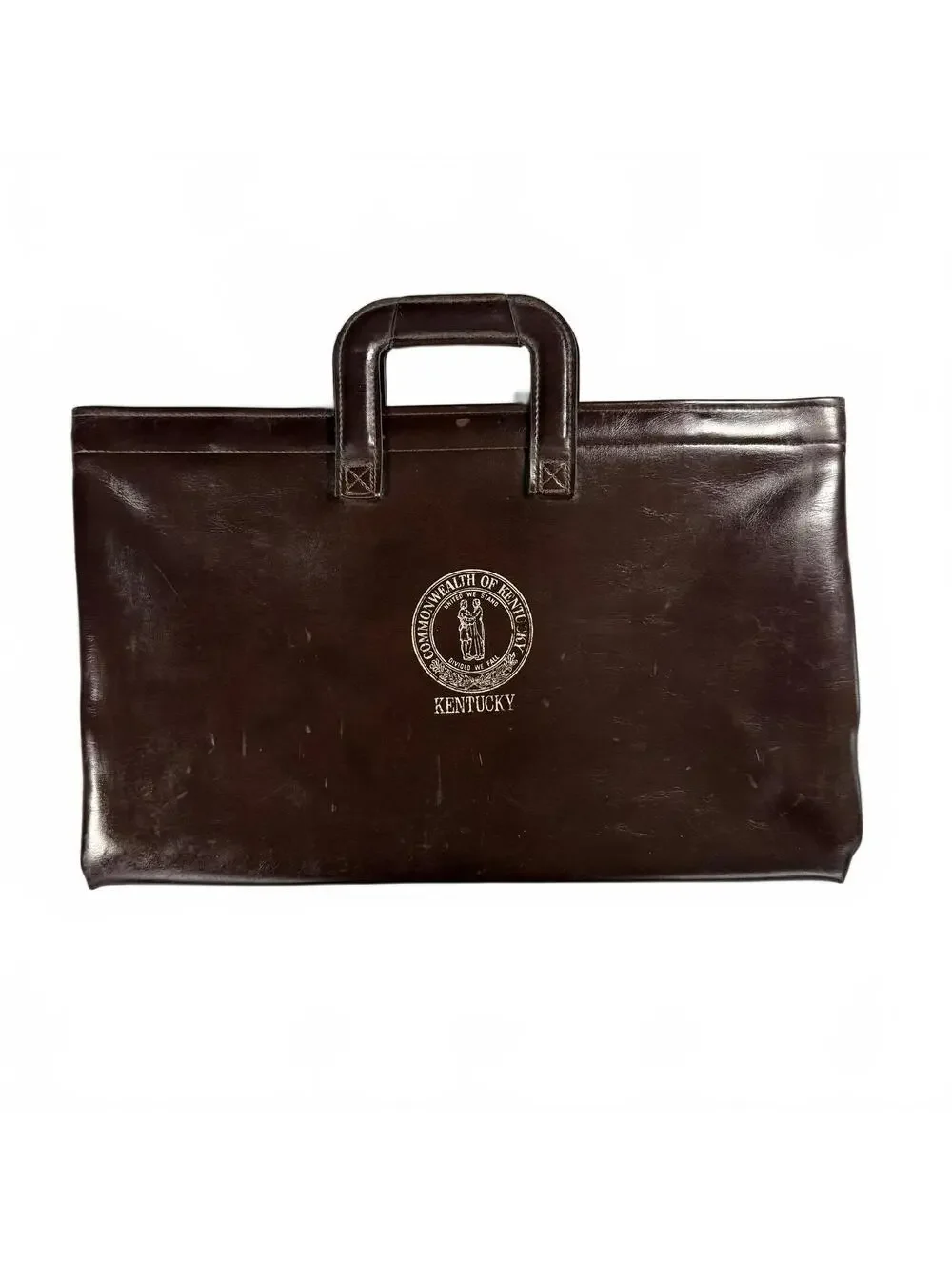Vintage Samsill “Commonwealth of Kentucky” Leather Briefcase/Portfolio Bag